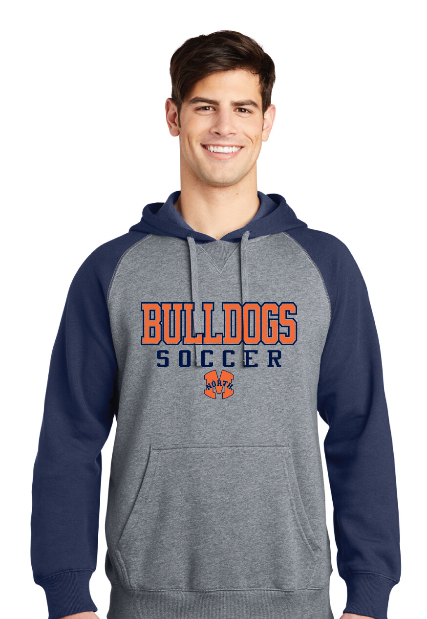 North Soccer - Bulldogs - Raglan Hoodie