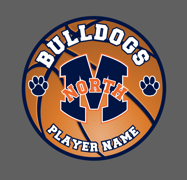 North Basketball - Window Decal