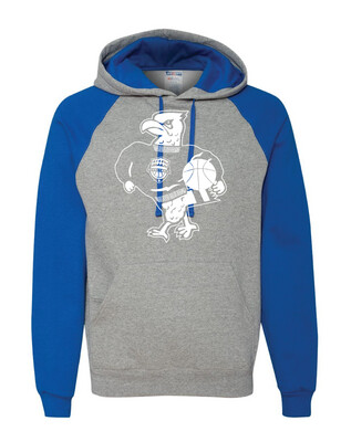 Allen Basketball - Tuffy Basketball - Raglan Hoodie