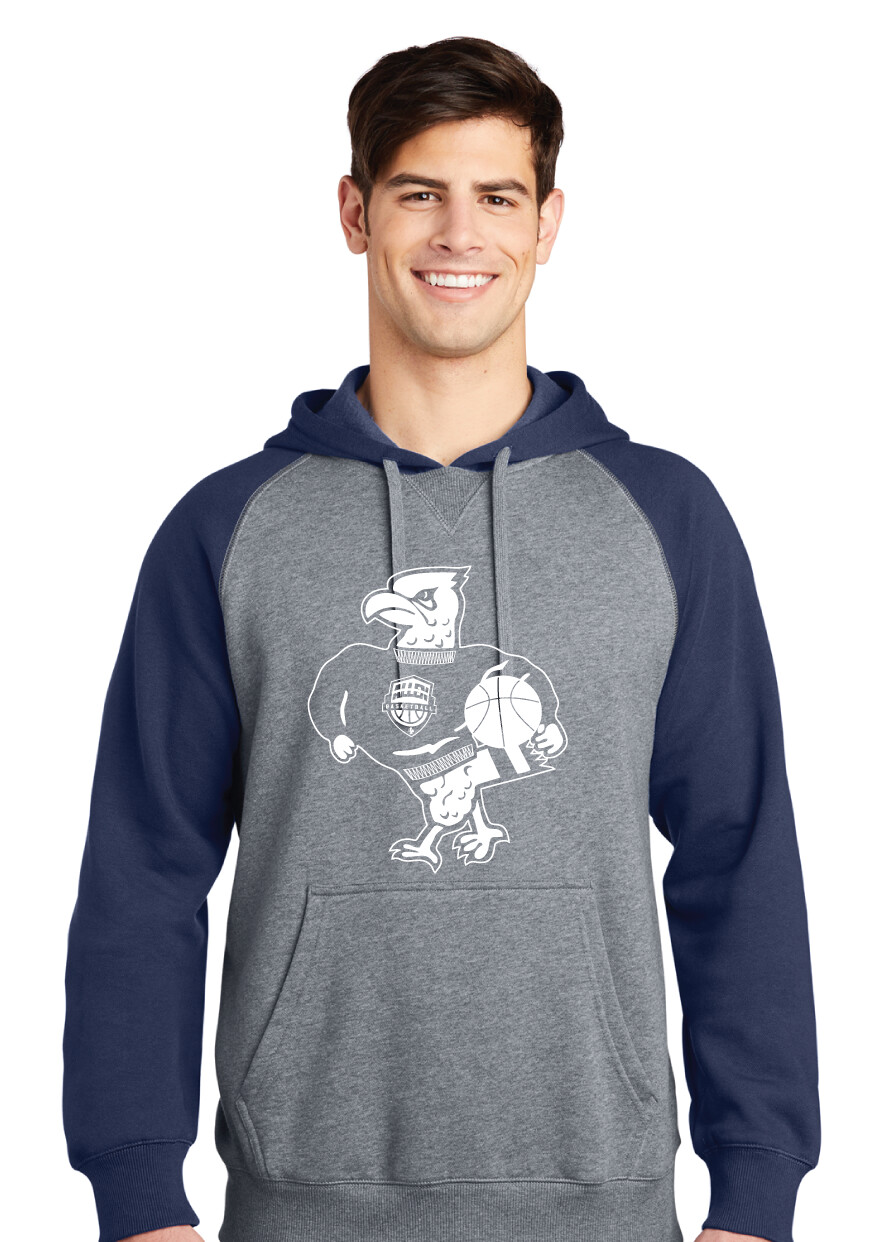 Allen Basketball - Tuffy Basketball - Raglan Hoodie