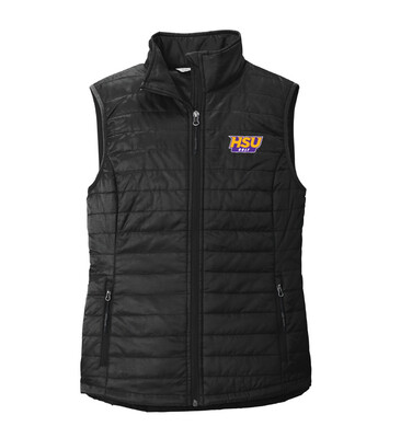 HSU Golf - Ladies Packable Puffy Vest