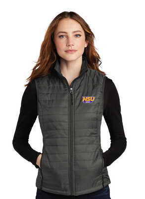 HSU Golf - Ladies Packable Puffy Vest