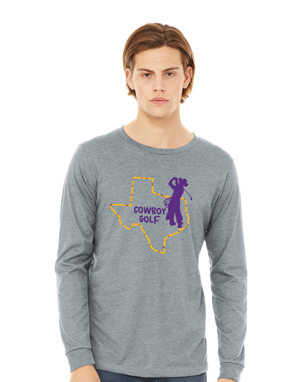 HSU Golf - Texas - Bella+Canvas Long Sleeve