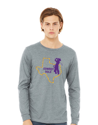 HSU Golf - Texas - Bella+Canvas Long Sleeve