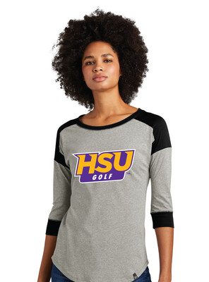 HSU Golf - HSU - 3/4 Sleeve Baseball Raglan Tee