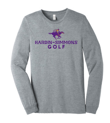 HSU Golf - HS Golf - Bella+Canvas Long Sleeve