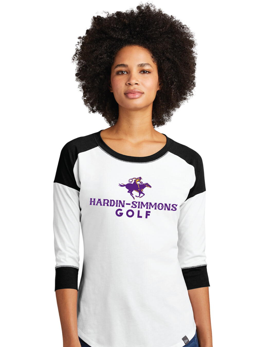 HSU Golf - HS Golf - 3/4 Sleeve Baseball Raglan Tee