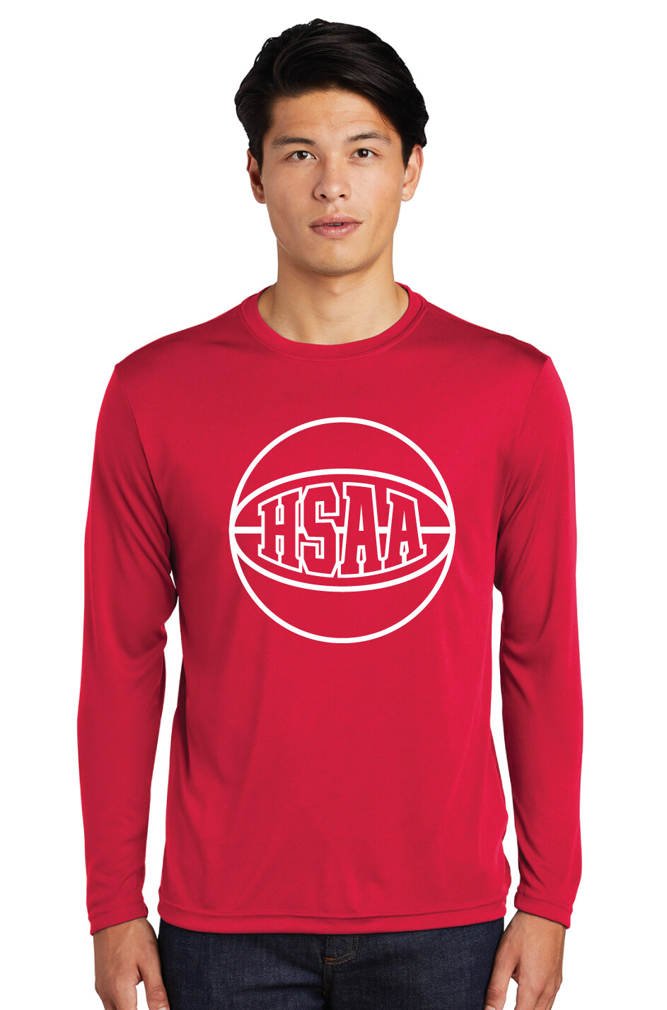 HSAA Basketball - 1-Color Basketball - Dri-Fit Long Sleeve