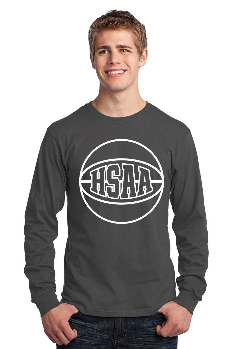 HSAA Basketball - 1-Color Basketball - Long Sleeve