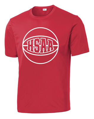 HSAA Basketball - 1-Color Basketball - Dri-Fit Short Sleeve