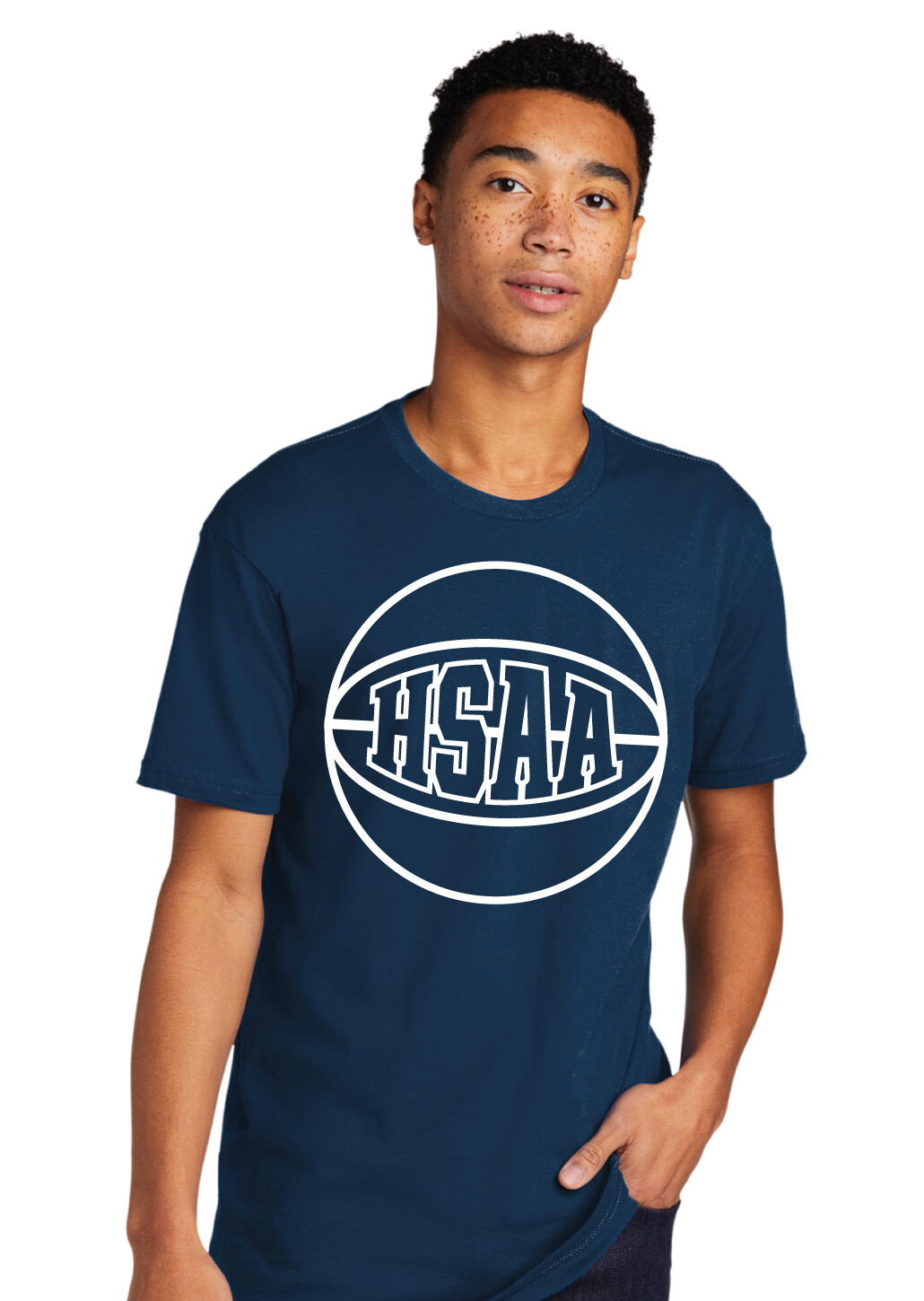 HSAA Basketball - 1-Color Basketball - Next Level Short Sleeve