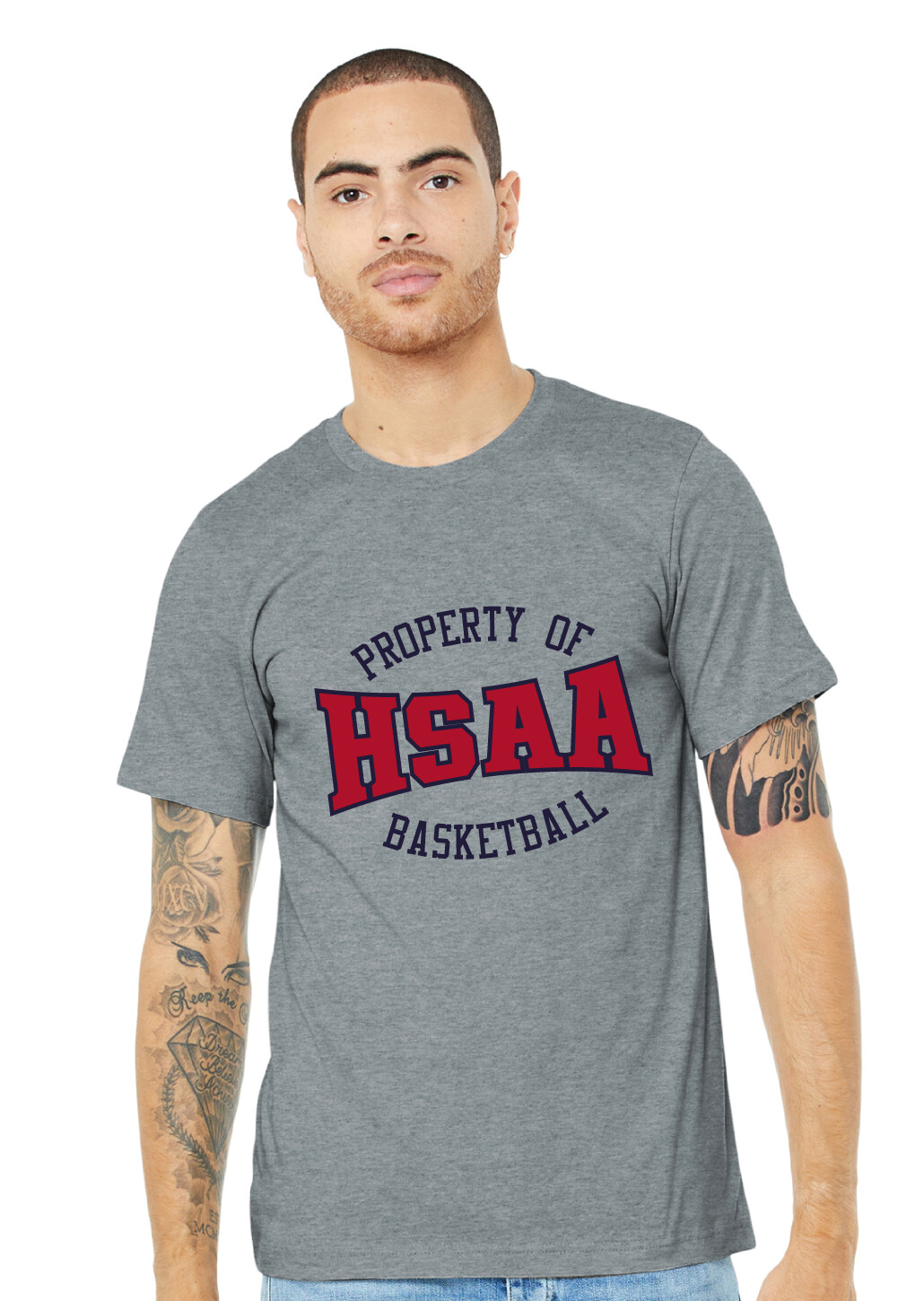 HSAA Basketball - Property Of - Bella+Canvas Short Sleeve