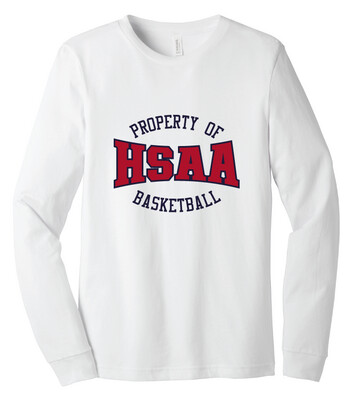 HSAA Basketball - Property Of - Bella+Canvas Long Sleeve