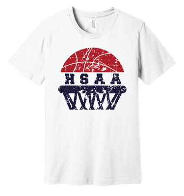 HSAA Basketball - Half Net - Bella+Canvas Short Sleeve