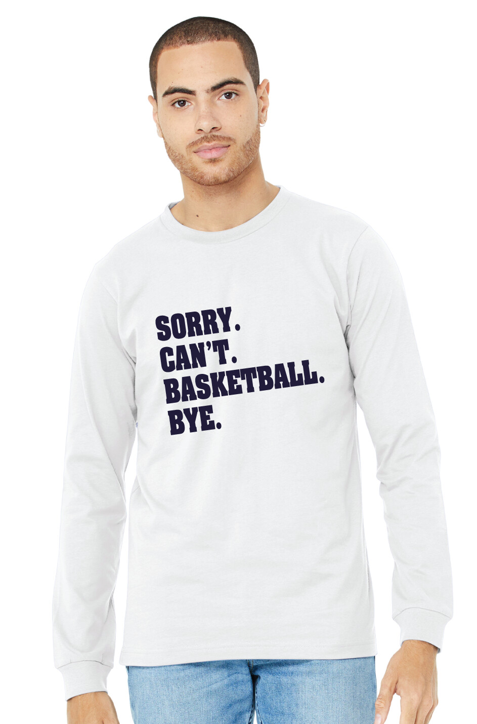 HSAA Basketball - Sorry. Can&#39;t. - Bella+Canvas Long Sleeve