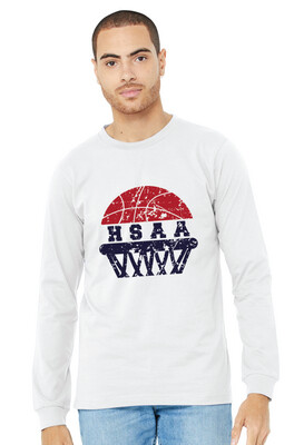 HSAA Basketball - Half Net - Bella+Canvas Long Sleeve
