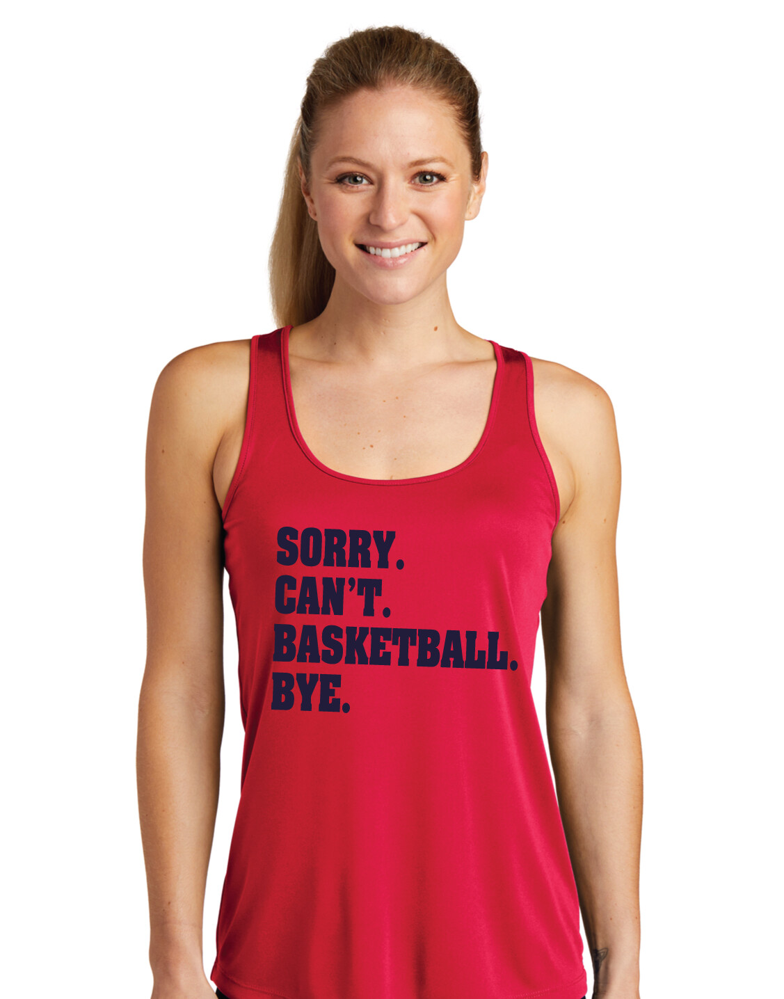 HSAA Basketball - Sorry. Can&#39;t. - Dri-Fit Racerback Tank