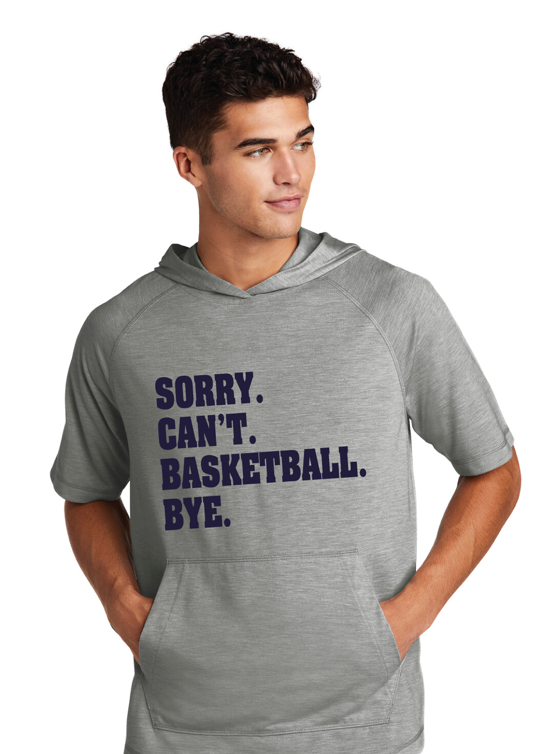 HSAA Basketball - Sorry. Can&#39;t. - Short Sleeve Hoodie