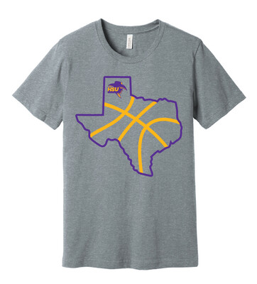 HSU Mens Basketball - Texas - Bella+Canvas Short Sleeve