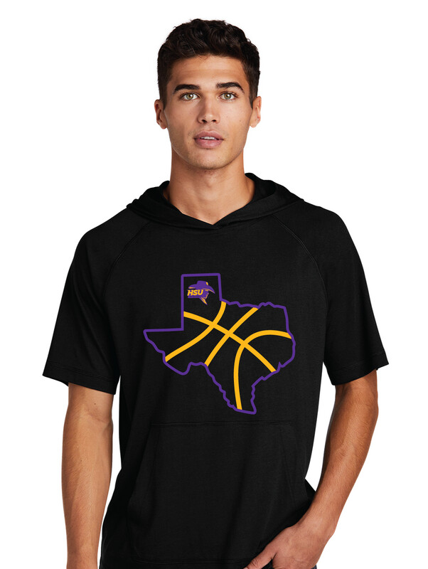 HSU Mens Basketball - Texas - Short Sleeve Hoodie