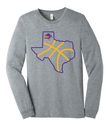 HSU Mens Basketball - Texas - Bella+Canvas Long Sleeve