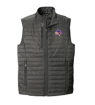 HSU Mens Basketball - Mens Packable Puffy Vest