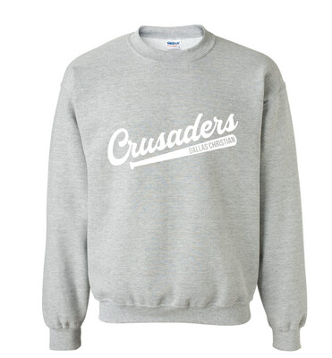 DCC Softball - Bat Script - Crew Sweatshirt