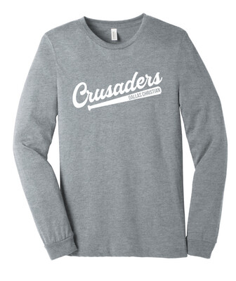 DCC Softball - Bat Script - Bella+Canvas Long Sleeve