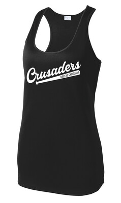 DCC Softball - Bat Script - Dri-Fit Racerback Tank