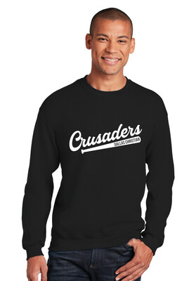 DCC Softball - Bat Script - Crew Sweatshirt