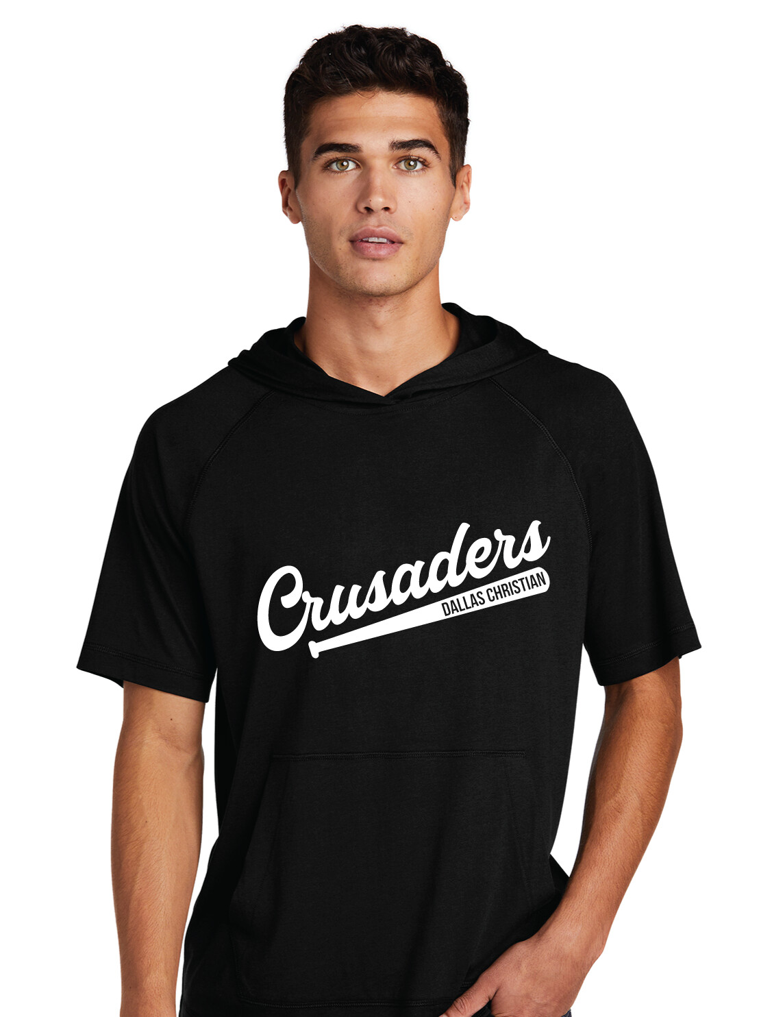 DCC Softball - Bat Script - Short Sleeve Hoodie