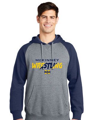McKinney Wrestling - Slash - Raglan Hoodie