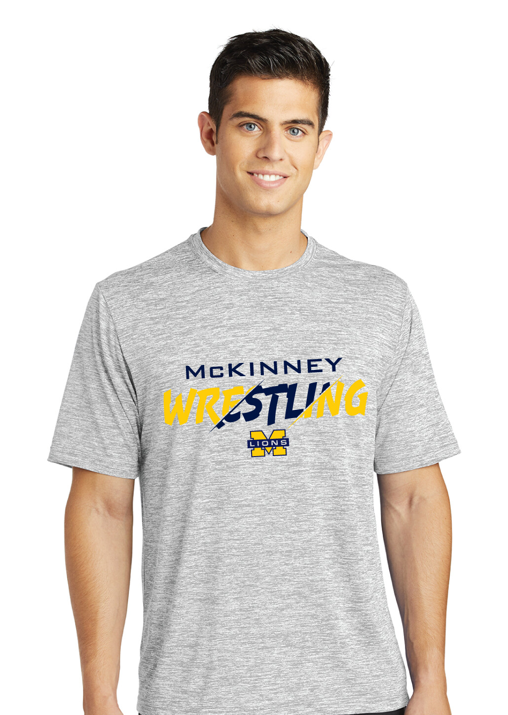 McKinney Wrestling - Slash - Electric Dri-Fit Short Sleeve
