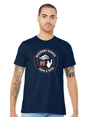 North Swim/Dive - Circle - Bella+Canvas Short Sleeve