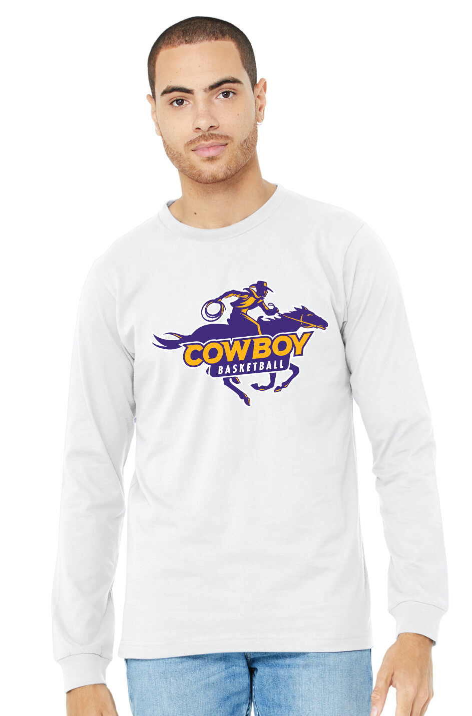 HSU Mens Basketball - Rider - Bella+Canvas Long Sleeve