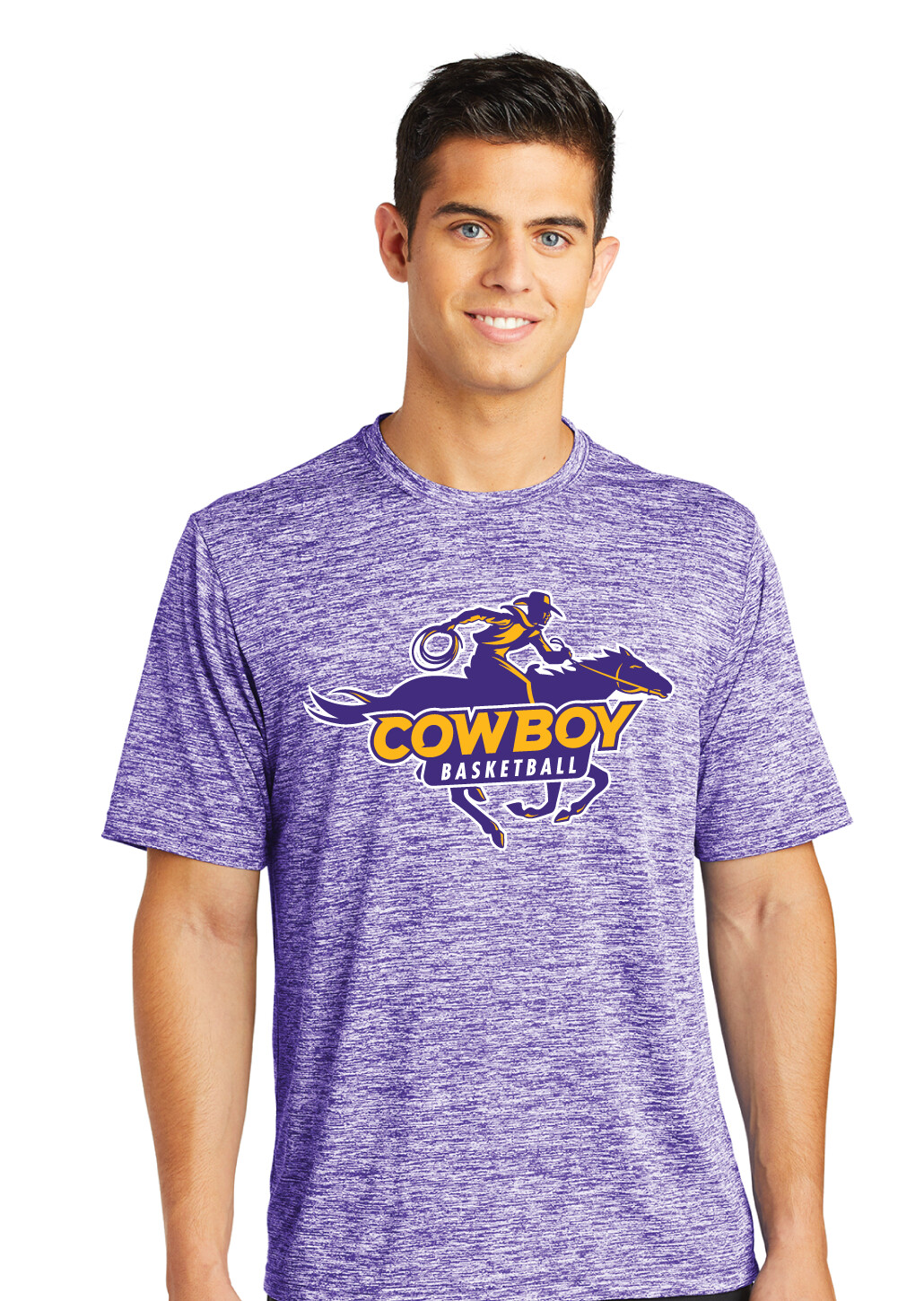 HSU Mens Basketball - Rider - Electric Dri-Fit Short Sleeve