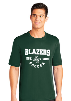 Lebanon Trail Boys Soccer - EST (White) - Dri-Fit Short Sleeve