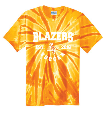 Lebanon Trail Boys Soccer - EST (White) - Tie-Dye Tee