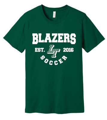 Lebanon Trail Boys Soccer - EST (White) - Bella+Canvas Short Sleeve