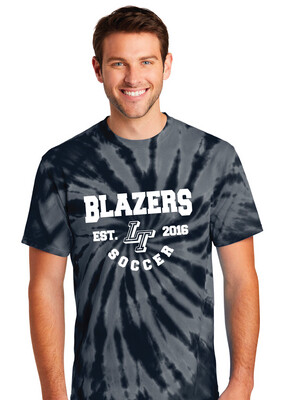 Lebanon Trail Boys Soccer - EST (White) - Tie-Dye Tee
