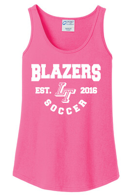 Lebanon Trail Boys Soccer - EST (White) - Cotton Tank