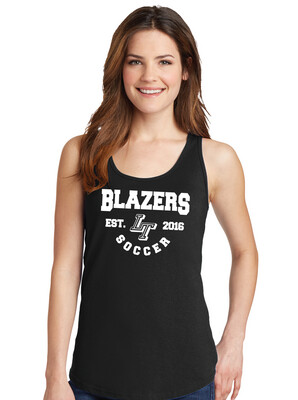 Lebanon Trail Boys Soccer - EST (White) - Cotton Tank