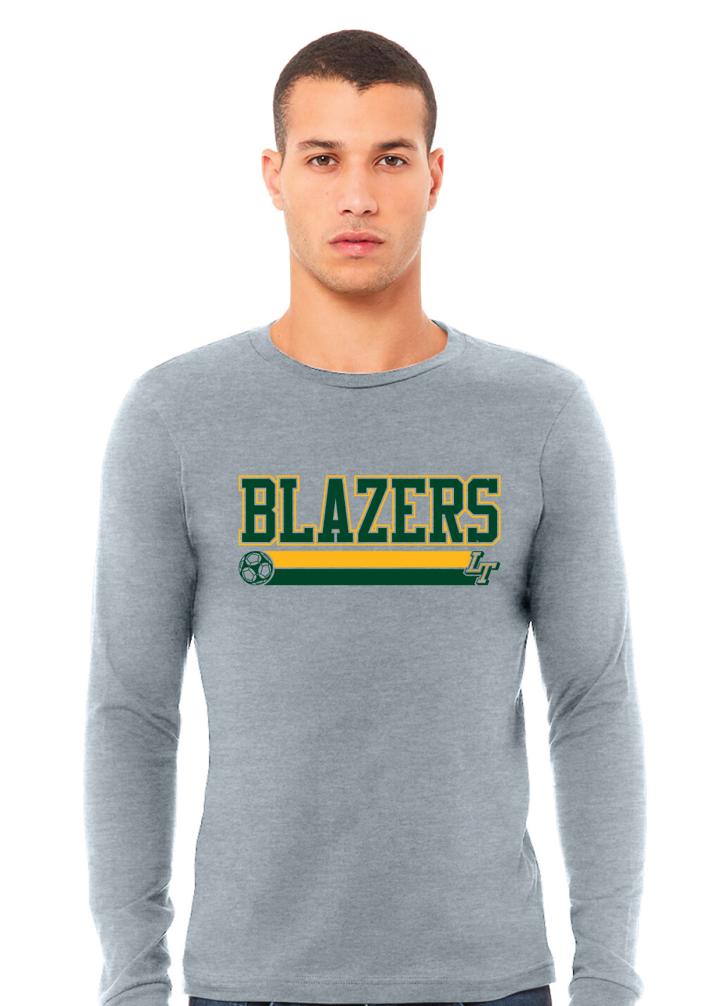 Lebanon Trail Boys Soccer - Blazers - Bella+Canvas Long Sleeve