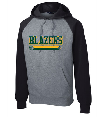 Lebanon Trail Boys Soccer - Blazers - Raglan Hoodie
