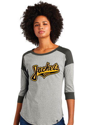 Denison Soccer - Jackets - 3/4 Sleeve Baseball Raglan Tee