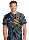 HSU Softball - Flag - Tie Dye Short Sleeve