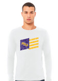 HSU Softball - Flag - Bella+Canvas Long Sleeve