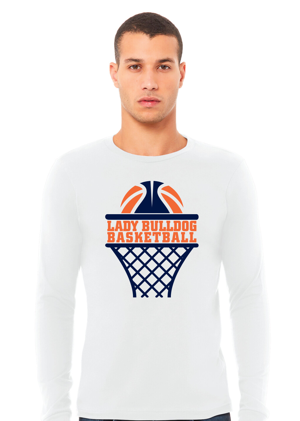North Girls Basketball - Fan Shirt - Bella+Canvas Long Sleeve