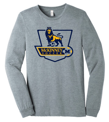 McKinney Soccer - Boys Logo - Bella+Canvas Long Sleeve