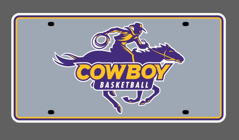 HSU Mens Basketball - License Plate